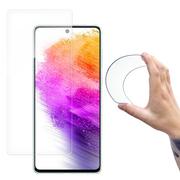 Szkła hartowane na telefon - Wozinsky Nano Flexi hybrydowa elastyczna folia szklana szkło hartowane Samsung Galaxy A73 - miniaturka - grafika 1