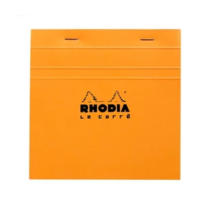 Blok Rhodia N°148 - Le Carre 148 x 148, kratka, pomarańczowy - Notesy i bloczki - miniaturka - grafika 1