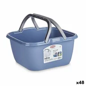 Organizery na łóżeczko - Koszyk wielozadaniowy Stefanplast Plastikowy 13 L 36 x 18 x 34,5 cm Z uchwytami (48 Sztuk) - miniaturka - grafika 1