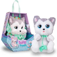 Zabawki interaktywne dla dzieci - BABY PAWS PIESEK INTERAKTYWNY PIES HUSKY TORBA MASKOTKA DO PRZYTULANIA - miniaturka - grafika 1