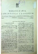 Felietony i reportaże - Bibliografia zawartości czasopism Zeszyt 7 1961 r - miniaturka - grafika 1