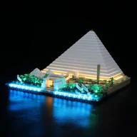 Klocki - Zestaw oświetlenia LED do Lego Architecture Piramida Cheopsa 21058 - miniaturka - grafika 1