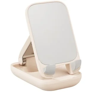 Baseus Uchwyt na telefon z lusterkiem (jasny róż) - Pozostałe akcesoria do telefonów - miniaturka - grafika 1