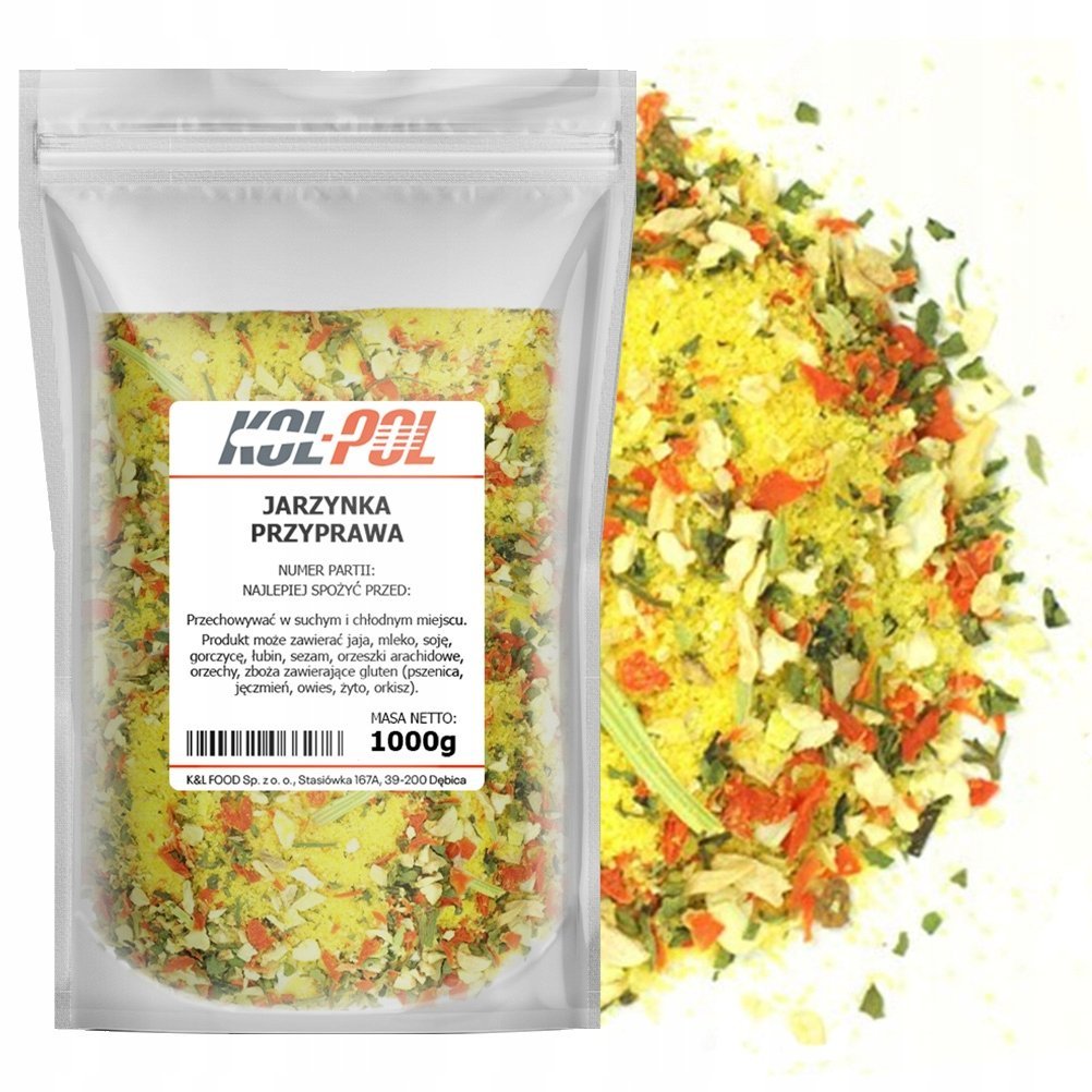 JARZYNKA PRZYPRAWA UNIWERSALNA 1kg Warzywna aromatyczna jakość Kol-Pol