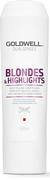 Odżywki do włosów - Goldwell Dualsenses Blondes & Highlights, odżywka neutralizująca do włosów blond i z pasemkami, 200 ml - miniaturka - grafika 1