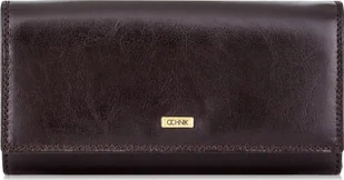 OCHNIK OCHNIK SL-125-89 brązowy skórzany portfel damski SL-125-89 - Portfele - miniaturka - grafika 1