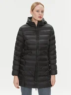 Kurtki damskie - Tommy Hilfiger Kurtka zimowa WW0WW39221 Czarny Regular Fit - miniaturka - grafika 1