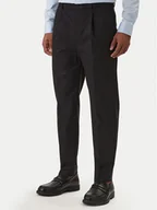 Spodnie męskie - Calvin Klein Chinosy LV04LE612G Czarny Slim Fit - miniaturka - grafika 1