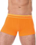 Majtki męskie - Bokserki męskie Brubeck Active Wool BX10870 pomarańczowy - miniaturka - grafika 1