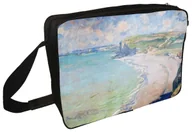 Torby szkolne - Torba na ramię Plaża w Pourville Claude Monet - miniaturka - grafika 1