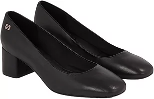 Tommy Hilfiger Damskie czółenka Essential Midheel Blocky Pump, Czarny, 38 EU - Czółenka - miniaturka - grafika 1