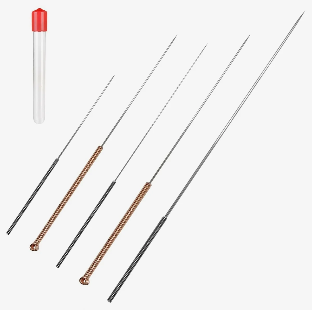 IGŁY CZYSZCZĄCE 5 SZTUK 02 03 04 05 06MM STAL NIERDZEWNA ELASTYCZNE