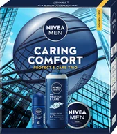 Zestawy kosmetyków męskich - Nivea Zestaw Caring Comfort: SG 250 ml + Deo AP 50 ml + Krem uniwersalny 75 ml - miniaturka - grafika 1