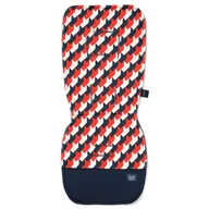 Akcesoria do wózków - LA MILLOU WKŁADKA DO WÓZKA JERSEY - FIRST CLASS MOSAIC - ROYAL NAVY VELVET - miniaturka - grafika 1