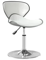 Taborety i hokery - Białe nowoczesne krzesło barowe B9-W15 - miniaturka - grafika 1