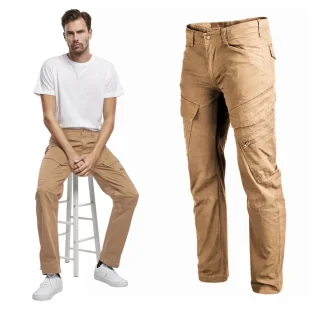 Spodnie BRANDIT Adven Slim Fit Trousers Camel - Odzież taktyczna i umundurowanie - miniaturka - grafika 1