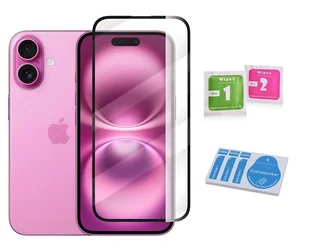 SZKŁO HARTOWANE do iPhone 16 PEŁNE NA CAŁY EKRAN 5D HD+ SZYBKA - Szkła hartowane na telefon - miniaturka - grafika 1
