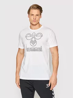 Koszulki męskie - Hummel T-Shirt Peter 206167 Biały Regular Fit - grafika 1