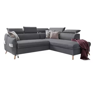 Ciemnoszary narożnik rozkładany Miuform Sweet Harmony L, prawostronny - Narożniki - miniaturka - grafika 1