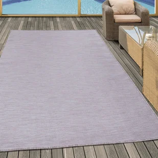 Dywan nowoczesny in-outdoor Różowy MEMBO-80x150 cm - Dywany zewnętrzne - miniaturka - grafika 1