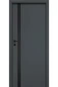 Drzwi wewnętrzne - Pol-Skone Dzwi Wewnętrzne Z Szybą Linea Creato A01 Grafite - miniaturka - grafika 1