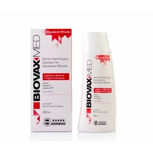 Lbiotica BIOVAX MED Szampon stymulujący odrost włosów 200ml - Szampony do włosów - miniaturka - grafika 3