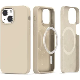 Etui ochronne silikonowe do MagSafe do Apple iPhone 13/ iPhone 14 Beige - Etui i futerały do telefonów - miniaturka - grafika 1