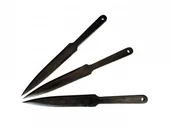 Scyzoryki - Noże do rzucania sportowego KAL22 LIDER 3szt czarne - miniaturka - grafika 1