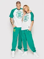 Spodnie sportowe damskie - Champion Spodnie dresowe Unisex STRANGER THINGS Hawkins 217753 Zielony Custom Fit - miniaturka - grafika 1
