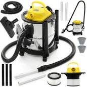 Odkurzacze przemysłowe - ODKURZACZ PRZEMYSŁOWY SEPARATOR POPIOŁU KOMINKA GRILLA DO GRUZU MOCNY - miniaturka - grafika 1