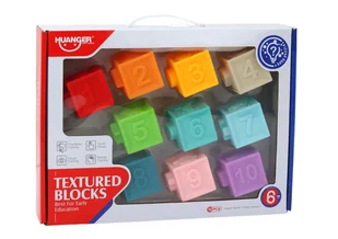 Układanka Edukacyjna Dla Maluchów Klocki Kształty Liczby - Zabawki interaktywne dla dzieci - miniaturka - grafika 3