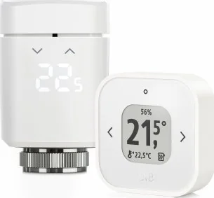 Eve Systems GmbH Eve Thermo Comfort Set - zestaw zawierający Eve Thermo oraz Eve Thermo Control technologia Matter - Grzałki do akwarium - miniaturka - grafika 1