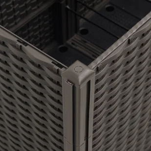 Donica ogrodowa, brązowa, 160x160x53 cm, PP Lumarko! - Donice - miniaturka - grafika 8