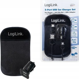 Zasilacz samochodowy LogiLink - 2 x USB - 10,5 Watt - Ładowarki samochodowe - miniaturka - grafika 1