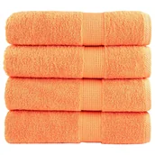 Ręczniki - vidaXL Ręczniki kąpielowe, premium, 4 szt., 100x150 cm, bawełna 100% - miniaturka - grafika 1