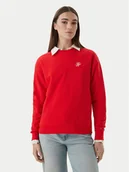 Bluzy damskie - Tommy Hilfiger Bluza Logo Embroidery WW0WW48724 Pomarańczowy Relaxed Fit - miniaturka - grafika 1