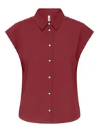 Koszule damskie - ONLY Koszula "Nova" w kolorze czerwonym - miniaturka - grafika 1