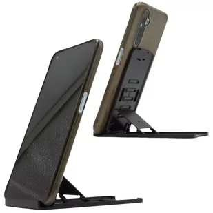 Regulowany stojak uchwyt Alogy składana podstawka na biurko na telefon/ tablet Czarna - Statywy fotograficzne - miniaturka - grafika 1