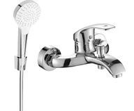 Zestawy baterii łazienkowych - Mexen Fabia R05 bateria wannowa z zestawem prysznicowym, chrom - 74653R05-00 - miniaturka - grafika 1