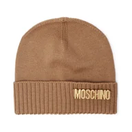 Czapki damskie - Moschino Wełniana czapka - miniaturka - grafika 1