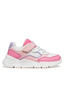 Buty dla dziewczynek - Geox Sneakersy J Loftus Girl J65M2B 0BC14 C7337 S Różowy - miniaturka - grafika 1