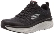 Trampki męskie - Skechers 232045 BKW, Trampki męskie, czarny biały, 40 EU - miniaturka - grafika 1