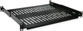 Akcesoria do szaf serwerowych - Value Półka 19, 485 x 400 mm, maks. 25 kg, czarna - miniaturka - grafika 1
