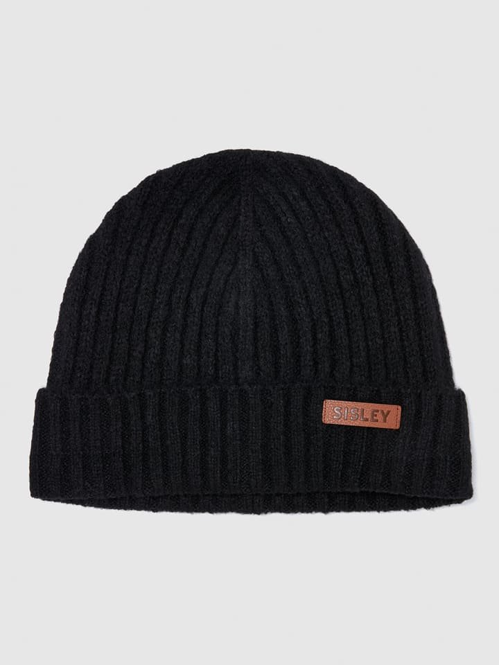 Sisley Czapka w kolorze czarnym