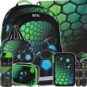 Plecaki szkolne i tornistry - Plecak Szkolny Tornister Piłka Nożna Dla Chłopca Klas 13 Duży Zestaw - miniaturka - grafika 1