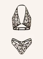 Moda i Uroda OUTLET - Aubade Zestaw Absolutely Wild: Biustonosz Trójkątny I Stringi Z Błyszczącą Przędzą gold - miniaturka - grafika 1