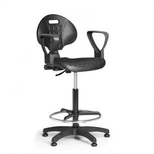 Fotel biurowy, krzesło biurowe EUROSEAT Krzesło PUR, stały kontakt 300103 - Fotele i krzesła biurowe - miniaturka - grafika 1