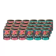 Mokra karma dla psów - Dolina Noteci Rafi junior mix smaków 24x400g - miniaturka - grafika 1