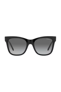 Okulary przeciwsłoneczne - Vogue okulary damskie kolor czarny - - grafika 1