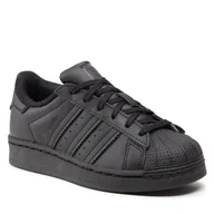 Buty dla dziewczynek - Adidas Buty Superstar C FU7715 Cblack/Cblack/Cblack - miniaturka - grafika 1
